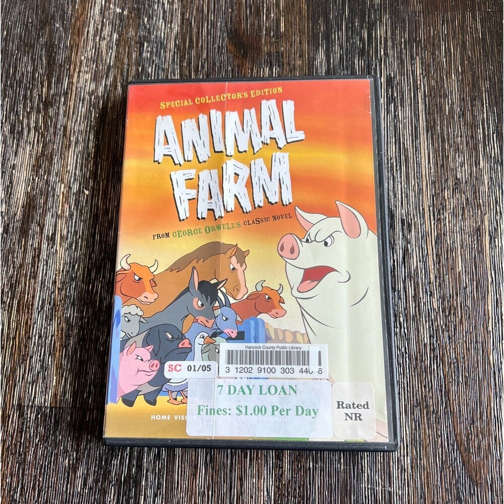 Animal Farm Special Collector's Edition DVD 1954 Animated Film Movie Cartoon
